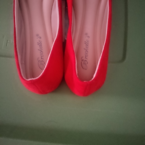 Women's faux suede flats size 8 - Picture 4 of 4